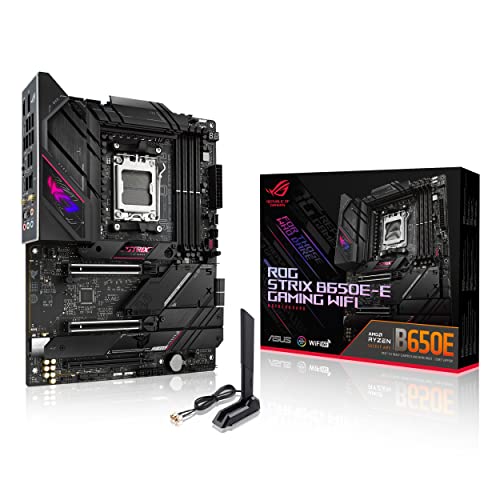 Asus Rog Strix B650E-E Gaming Wifi Scheda Madre Gaming Atx, Amd B650, Am5, Ddr5, 2Xpci 5.0, Wifi 6E (802.11Ax), Intel 2.5Gb Ethernet, Rog Supremefx 7.