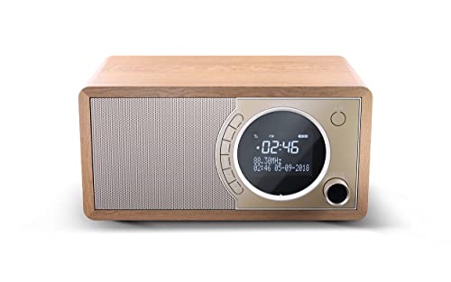Sharp Dr-450(Br) Digital Radio. Fm/Dab/Dab+. Bluetooth 4.2. Alarm Function. Brown