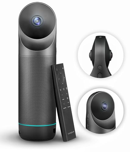 Kandao Meeting Pro 360° Conference Camera With Auto Speaker Focus (With Bluetooth Remote Control), Hdmi And Usb Conference System