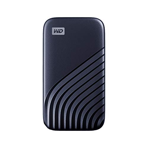 Wd 2 Tb My Passport Ssd Portatile Con Tecnologia Nvme, Usb-C, Fino A 1.050 Mb/S In Lettura, Fino A 1000Mb/S In Scrittura, Blu