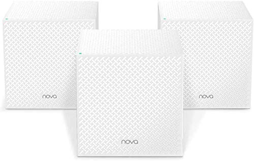 Tenda Mw12-3, Sistema Wi-Fi Mesh, 3 Porte Gigabit, Copertura Wi-Fi Fino A 560Mq², Controllo Via App, Semplice Installazione, Compatibile Con Amazon Al