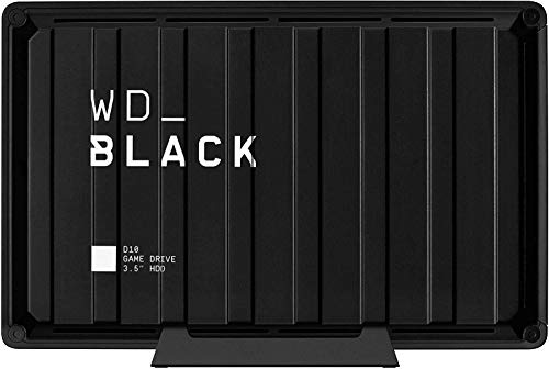 Wd_Black D10 12Tb Game Drive Per Xbox Hdd Esterno Usb 3.2 Gen 1 Tipo A Con Abbonamento Di 1 Mese A Xbox Game Pass Fino A 250 Mb/S 7200 Rpm