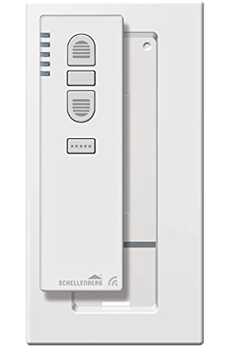 Schellenberg 20023 Interruttore Senza Fili Per Motore Tapparelle Elettriche E Tende Da Sole, 868,4 Mhz, Bianco, 5 Canale - Per Il Controllo Remoto Di