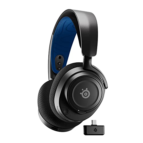 Steelseries Arctis Nova 7P - Cuffia Wireless Multi-Sistema Da Gioco E Mobile - Sistema Acustico Nova - 2,4 Ghz E Bluetooth Simultaneo - Batteria Da 38