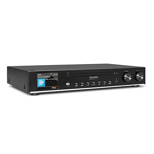 Technisat Digitradio 143 Cd (V3) - Sintonizzatore Hifi Digitale, Radio Internet (Dab+, Fm, Ricezione Bluetooth, Spotify, Lettore Cd, Wlan, Larghezza 4