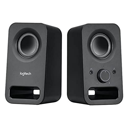 Logitech Z150 Altoparlanti Stereo Multimediali Compatti, Ingresso Audio Da 3.5 Mm, Controlli ‎Integrati, Jack Per Cuffie, Presa Eu/It, Computer/Smartp