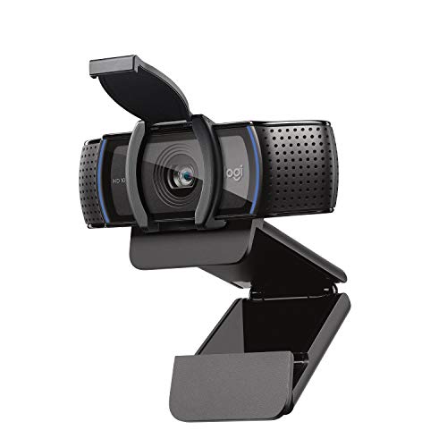 Logitech C920S Hd Pro Webcam, Videochiamata Full Hd 1080P/30Fps, Audio Stereo Chiaro, Correzione Luce Hd, Privacy Shutter, Streaming, Per Skype, Zoo