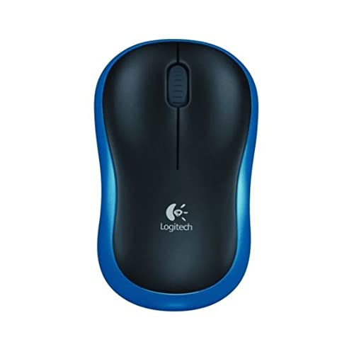 Logitech M185 Mouse Wireless, 2,4 Ghz Con Mini Ricevitore Usb, Durata Batteria Di 12 Mesi, Tracciamento Ottico 1000 Dpi, Ambidestro, Compatibile Con P