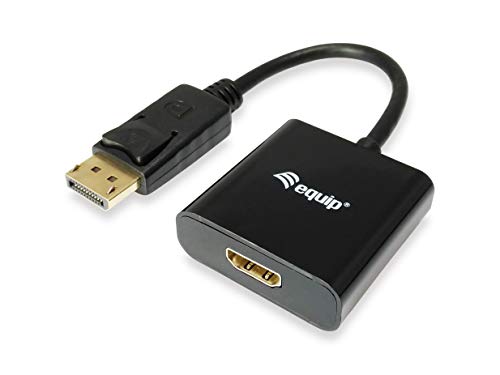 Equip 133438 Cavo Di Interfaccia E Adattatore Displayport Hdmi Nero