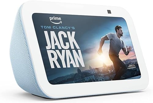 Echo Show 5 (3ª Generazione) | Schermo Touch Intelligente E Compatto, Con Alexa: Controllo Della Casa Intelligente E Molto Altro | Azzurro