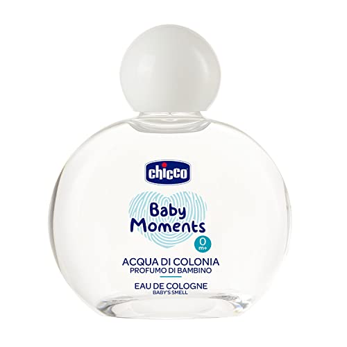 Chicco Acqua Di Colonia Baby Moments, Acqua Profumata Per Bambini, Delicata Fragranza Con Ingredienti Di Origine Naturale, 0 Mesi+,100 Ml