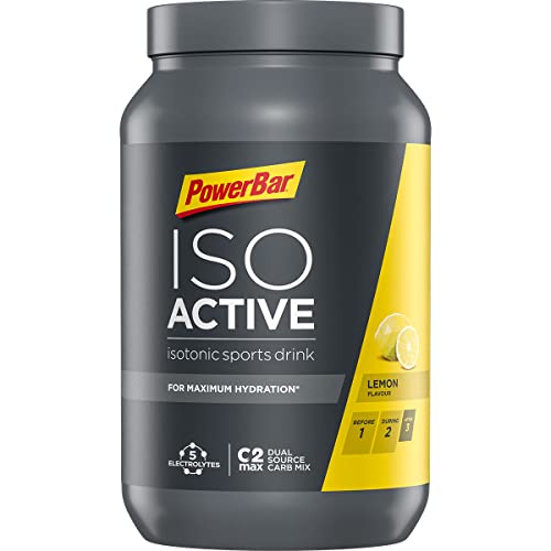 Powerbar Isoactive Lemon 1320G - Bevanda Sportiva Isotonica - 5 Elettroliti + C2Max