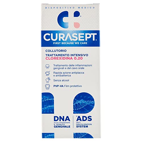 Curasept Liquido Collutorio 0.20, 200 Ml Non Aromatizzato