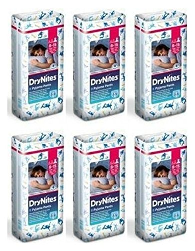 54 Pannolini A Mutandina Huggies Drynites Jumbo Boy Pannolino Dry Nites 8-15