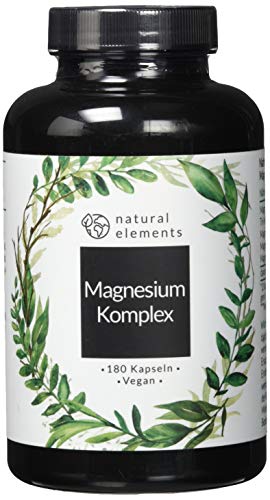 Magnesio Completo – Qualità Premium: A Base Di 5 Composti Di Alta Qualità – 400 Mg Di Magnesio Elementare Per Dose Giornaliera – Testato In Laboratori