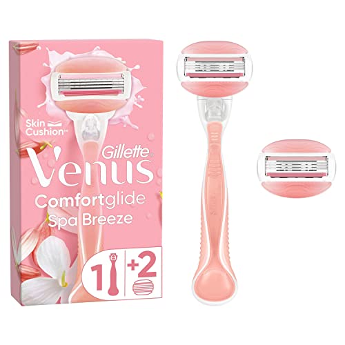 Gillette Venus Comfortglide Spa Breeze Rasoio Da Donna, 2 Lame, 3 Lame Incorporate