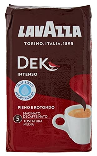 6X 250 Lavazza Dek Intenso Macinato Decaffeinato