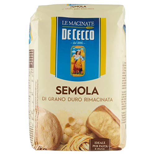 De Cecco Semola Di Grano Duro Rimac. - 5 Pezzi Da 1 Kg [5 Kg]
