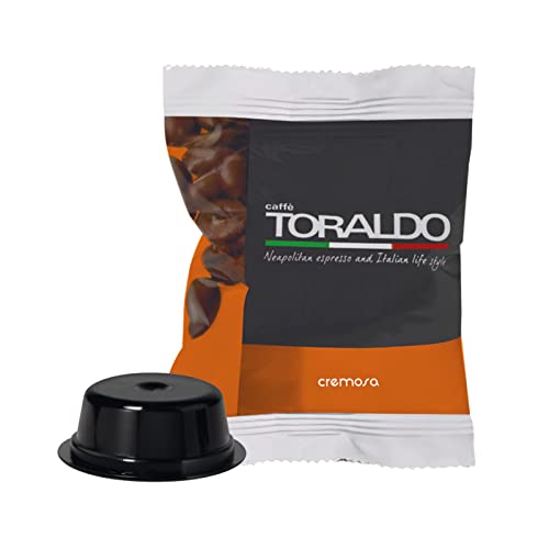 Caffè Toraldo | Compatibile A Modo Mio* | Capsule | Caffè Selezionato, Tostato E Torrefatto In Italia | Eccellenza Del Caffè Napoletano (Miscela Cremo