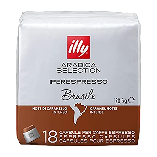 Illy Capsule Caffè Iperespresso Arabica Selection Brasile, 120,6G