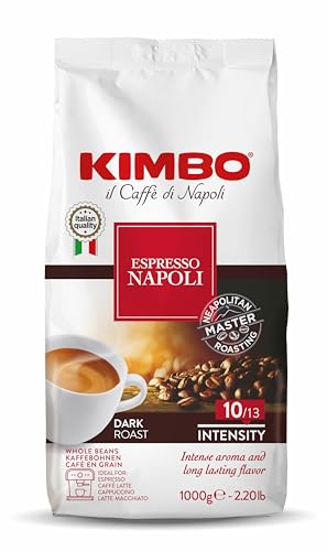 Kimbo Espresso Napoletano - Coffee Beans 1Kg (1 Kg, Whole Bean)