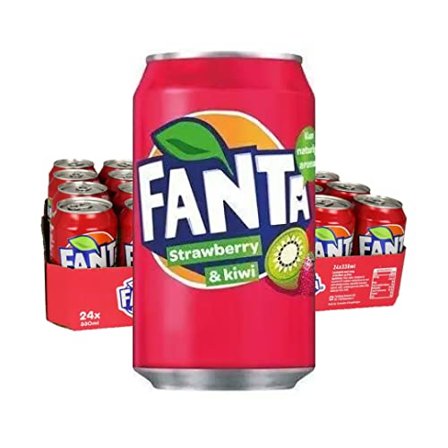 Fanta Strawberry & Kiwi Blik 24X330 Ml