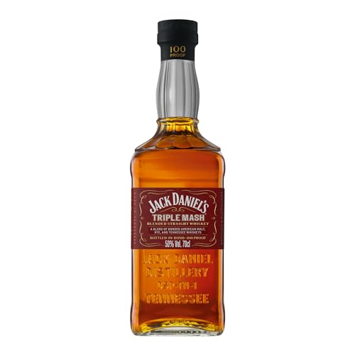 Jack Daniel’S Triple Mash 70Cl - Whiskey Premium Ottenuto Da Tre Whiskey Di Altissima Qualità. 50% Vol.