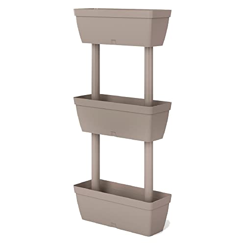 Kit Fioriere Verticali Kit 3 Pz - Colore Grigio