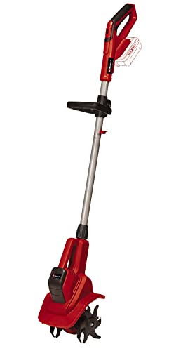 Einhell Motozappa A Batteria, 18 V, Agli Ioni Di Li, Regolazione Della Velocità, Lama Scarificatrice, Presa Aggiuntiva, Senza Batteria O Caricabatteri