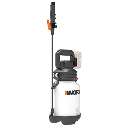Worx Wg829E.9 - Spruzzatore A Batteria, 20 V, Pressione Costante, Ugello A Spruzzo Regolabile, Senza Batteria E Caricatore