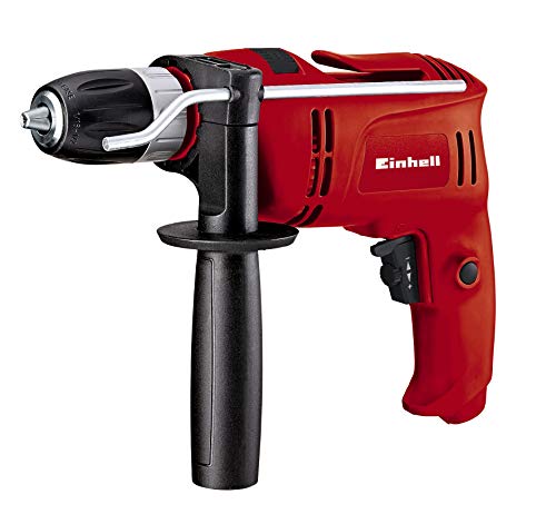 Einhell Trapano A Percussione Tc-Id 650 E (650 W, Capacità Di Foratura Ø Legno 25 Mm, Calcestruzzo 13 Mm, Metallo 10 Mm, Arresto Di Profondità In Meta