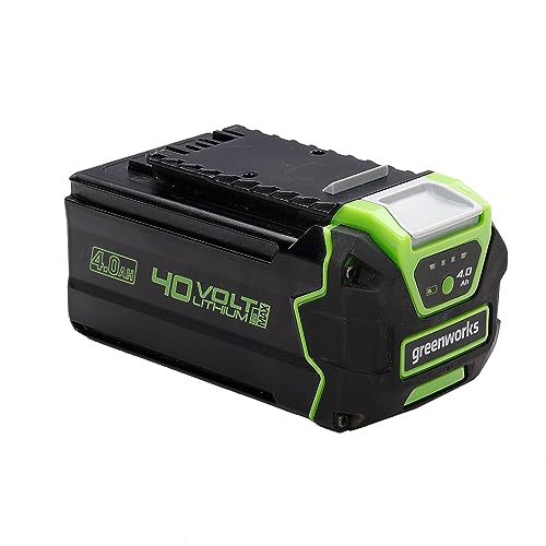 Greenworks Batteria 40V 4Ah - Batteria Agli Ioni Di Litio Per Attrezzi Da Giardino Ed Elettroutensili Greenworks 40V, Ricarica Rapida, Indicatore Di C