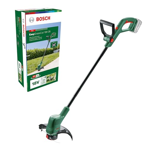 Bosch Home And Garden Tagliabordi A Batteria Easygrasscut 18V-26 (Senza Batteria, Sistema A 18 Volt, Diametro Di Taglio 26 Cm, In Scatola Di Cartone)