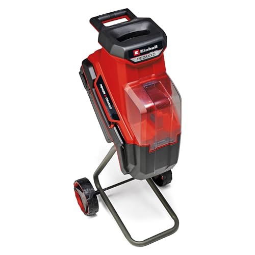 Einhell Trinciatrice A Batteria Redaxxo 36/25 Power X-Change (36 V, Max. 25 Mm Di Spessore Del Ramo, 3 Lame Reversibili In Acciaio, Sacco Di Raccolta