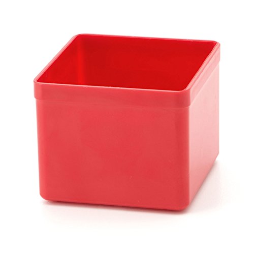 Allit 456300 Euro Plus-Scatola Per Attrezzi, Colore: Rosso, Misura 1 54 X 54 X 45 Mm