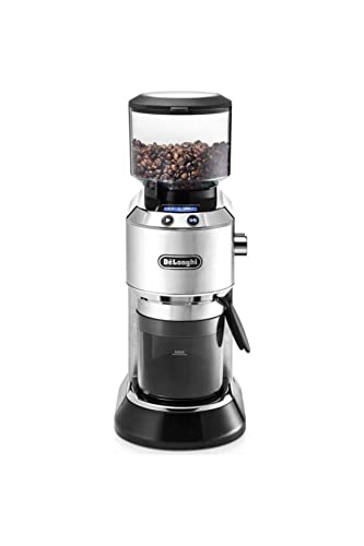 Delonghi Kg 521.M Molinillo De Caf㉠De'Longhi Dedica Digital Kg521 (200V-240V) -Negro, Argento