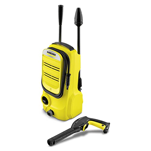 Kärcher Idropulitrice K 2 Compact Da 110 Bar, Dimensioni Compatte, 2 Lance: 1 Ugello Mangia Sporco, 1 Vario Power, Erogazione Detergente Dalla Lancia,
