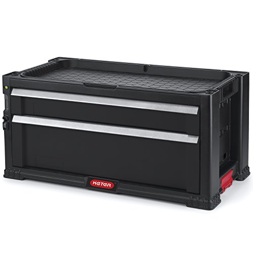 Keter - Cassetta Porta Attrezzi Con 2 Cassetti 56.2 X 28.9 X 26.2 Cm
