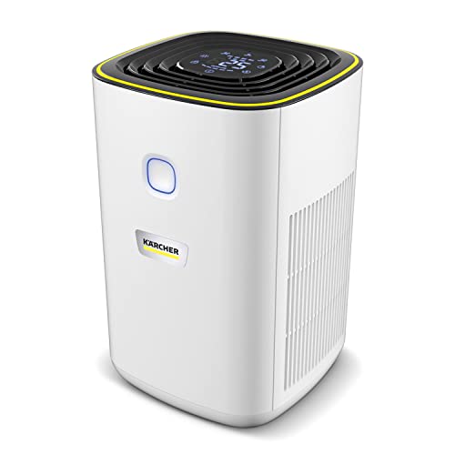 Kärcher Af 20 - Purificatore D'Aria Per Casa E Ufficio, Silenzioso, 3 Livelli Di Potenza, 2 Filtri Hepa Con Carbone Attivo Antibatterico, Elimina Batt
