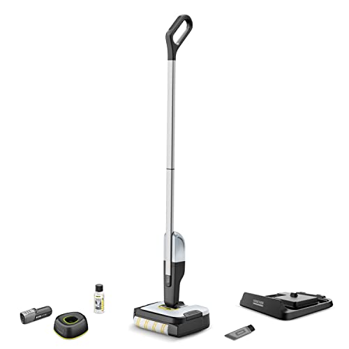 Kärcher Fc 2-4 Cordless - Lavapavimenti Senza Fili, Lavapavimenti Cordless, Pavimenti Duri, Parquet, Pulizia Bordi, Autopulente, Peli Animali Domestic