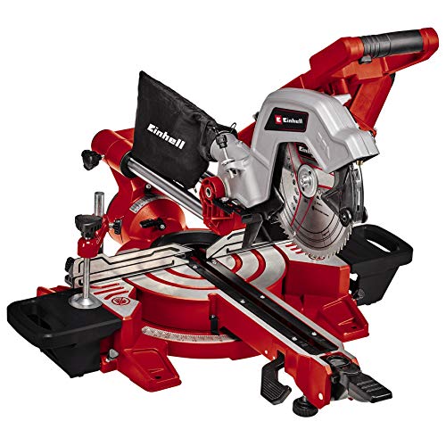 Einhell Te-Sm 216 Dual Troncatrice Radiale (230-240 V, 1800 W, Giri Al Min. 5000, Lama Ø216 X Ø30 - 60 Denti, Inclinabile Destra E Sinistra 0-45°, Tag