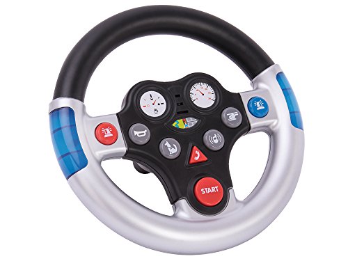 Big Bobby Car Zubehör 800056493-Volante Rescue Sound Wheel Con Diversi Suoni Di Salvataggio, Per Bobby Cars Dal 2010 E Per Trattori Big, Singolo, Colo