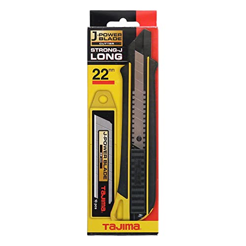 Tajima 4915169 Coltello Cutter,L 22 Mm, Dc680, Strong-J Long Più 10 Lame Extra-Forte, Taj-12736