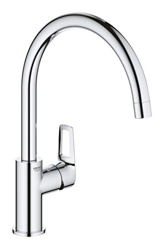 Grohe Gro-31368001 31368001-Bauloop Monomando De Fregadero 1/2", Nero