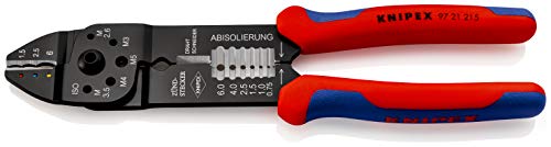 Knipex Pinza Per Capicorda Verniciata Nera, Rivestiti In Materiale Bicomponente 230 Mm 97 21 215