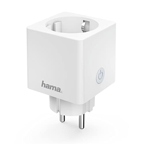 Hama - Presa "Mini" Wifi, Controllo Dei Consumi, Compatibile Controllo Vocale/App