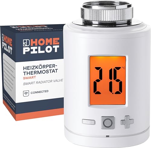 Homepilot - Termostato Per Radiatori Smart | Termostato Elettronico Per Radiatori Smart Home Per Il Controllo Comodo Tramite App O Direttamente Sul Ra