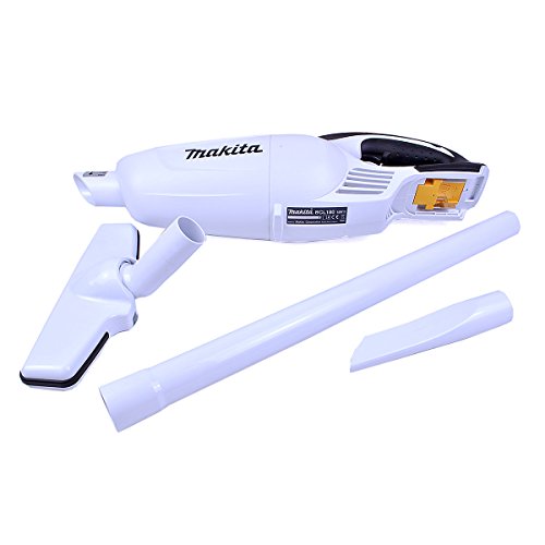 Makita Dcl180Zw - Aspirapolvere A Batteria, Solo Corpo Con Accessori, Colore: Bianco