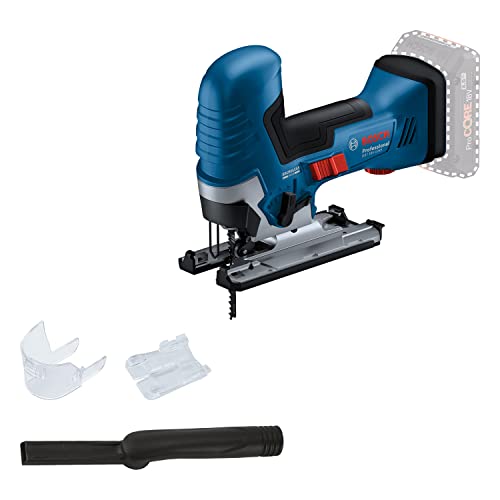 Bosch Professional 18V System Seghetto Alternativo A Batteria Gst 18V-125 S (Ideale Per Tagli Curvi E Trasversali, Portalame Sds, Incl. 1 Lama Per Seg