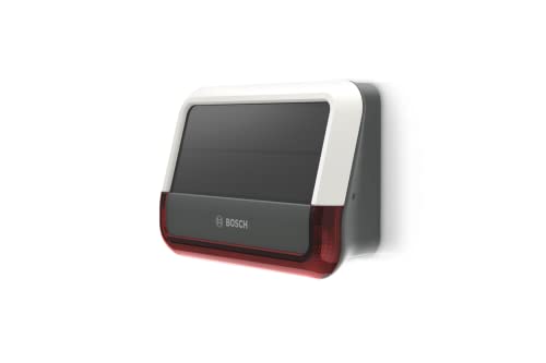 Bosch Smart Home Sirena Esterna, Impianto Di Allarme Con Pannello Solare, Invia Segnalazioni Mediante Notifiche Push